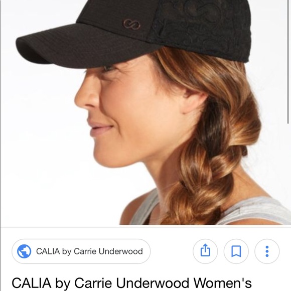 Calia scroll embroidery cap black limited edition - Picture 2 of 7